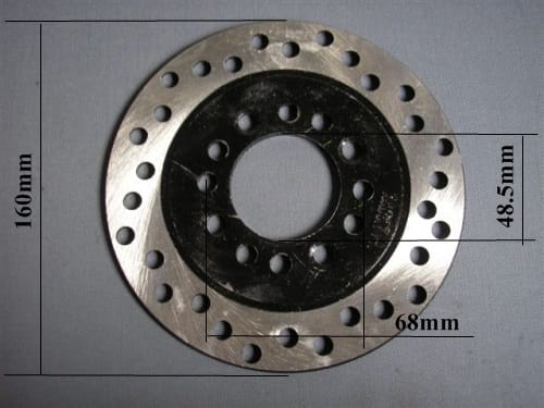 3079-Féktárcsa 110-125cc kínai gyerek quad féktárcsa 16cm - Image 1