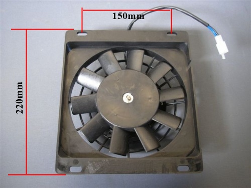 3317-Ventilátor Kínai quad vízhűtő ventilátor - Image 1