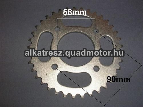 3345-Hátsó lánckerék Dirt bike hátsó lánckerék 420-as lánchoz - Image 1