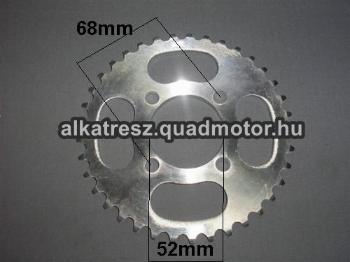4057-Hátsó lánckerék 110ccm / 125ccm gyerek quad hátsó lánckerék 420-as lánchoz - Image 1