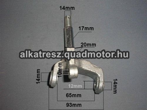 76-Kerékfelfüggesztés Dobfékes kínai quad kerékfelfüggesztés bal - Image 1