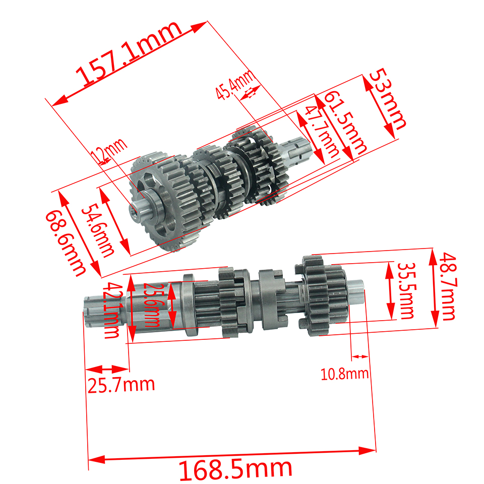 1354-Váltó CG 250cc Zongshen quad komplett váltó - Image 1