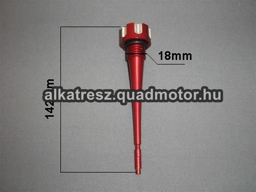 4218-Nívópálca Quad / dirt bike fém nívópálca 150-250cc piros - Image 1