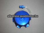 Fém tanksapka quad / dirt bike kék