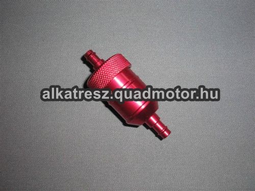 4227-Benzinszűrő Cserélhető betétes Quad / dirt bike benzinszűrő piros - Image 1