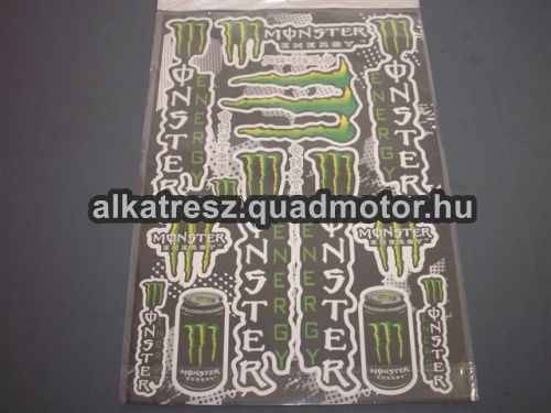 4379-Matricaszett Quad, dirt bike, motor matricaszett Monster - Image 1