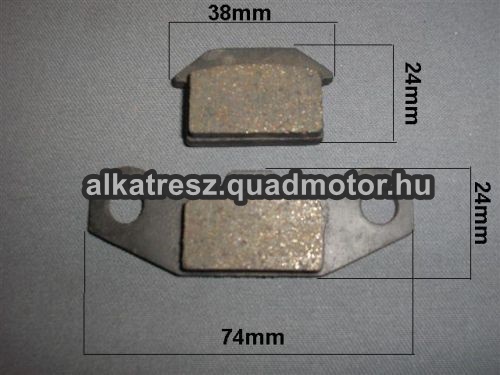 4986-Fékbetét KXD 008 gyerek quad első fékbetét - Image 1