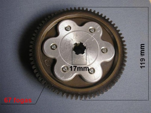 5095-Kuplung fogaskerék 110-125cc quad kuplung fogaskerék - Image 1